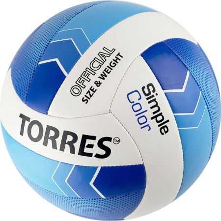 Купить Мяч волейбольный Torres Simple Color любительский р.5 в Задонске 